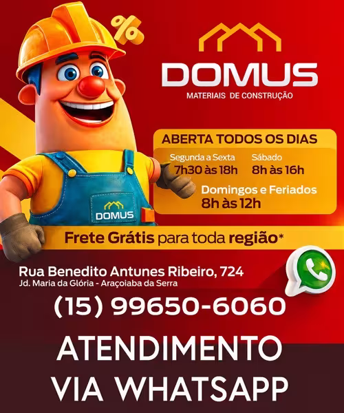DOMUS MATERIAIS DE CONSTRUÇÃO